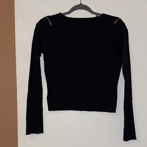 Express Black Long Sleeve Women's Sweater - Picture 5 of 6